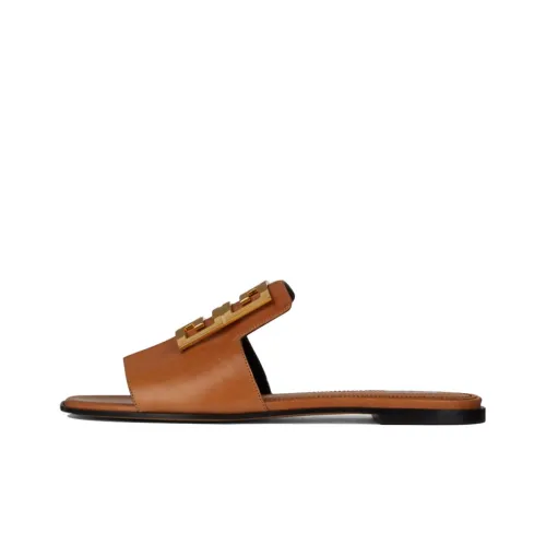 Givenchy 4G logo Слипоны Женские Коричневый