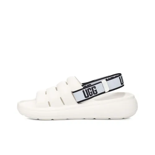 UGG Fluff YOU Сандалии Мужские Белые