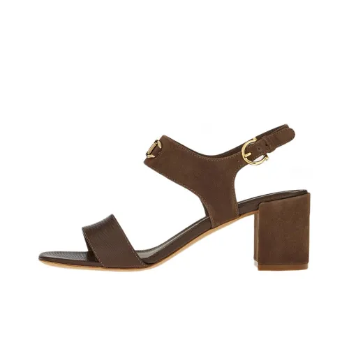 FERRAGAMO GANCINIGANCINI One Ремешок Сандалии Женские Темно-Коричневый