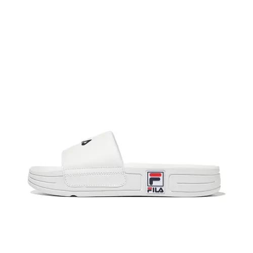 FILA Слайд с резиновым подошвой Унисекс Белый