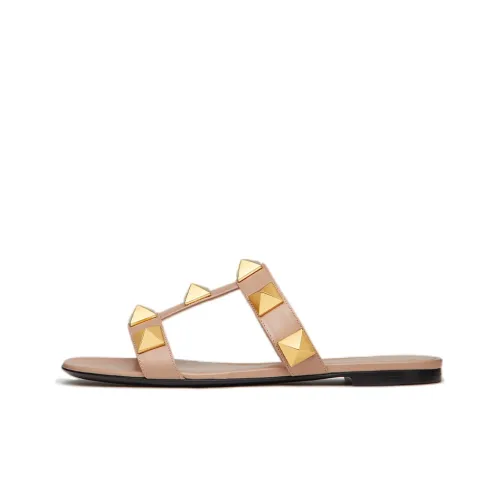 Valentino Roman Stud Слипоны Женские Розовый