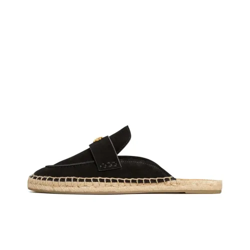 Tory Burch Резиновая подошва Домашние тапочки Женские Черный