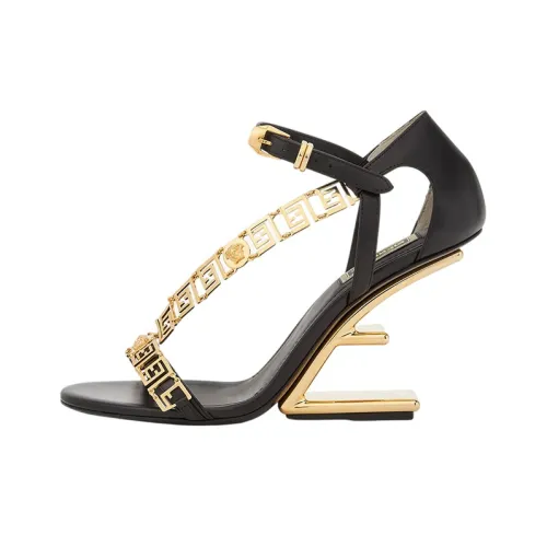 FENDI First One Ремень Сандалии Женские Черные