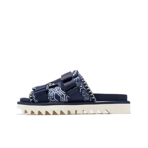 Слипоны Slipper Slip-Resistant и Abrasion-Resistant мужские синие окрашенные