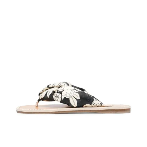 MIU MIU Шлепанцы Женские Черный Белый