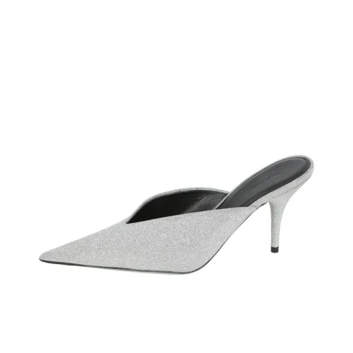 Balenciaga Стильные Сандалии 4,5 см Женские Серебряные