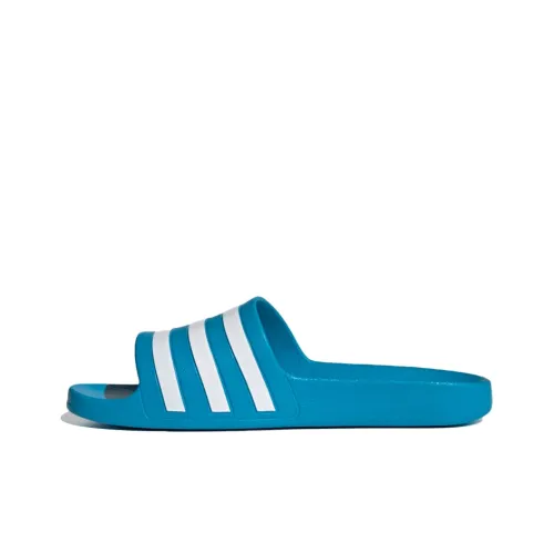 adidas Adilette Aqua Slip-resistant Slippers Unisex Blue White adidas Adilette Aqua Слипоны Унисекс Синие Белые