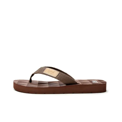 Lee ЭВА Шов Slip-Resistant Слипоны Мужской Шоколад