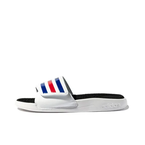 Adidas Adissage Slip-on устойчивые слипоны унисекс белые синие красные