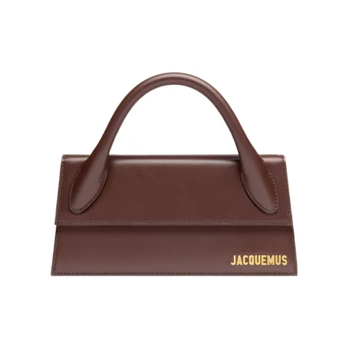 Jacquemus Сумка через плечо из коровьей кожи женская коричневая