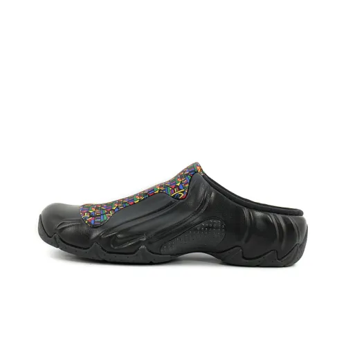 Nike Solo Slide Резиновая подошва Домашние тапочки Мужские Черный Многоцветный