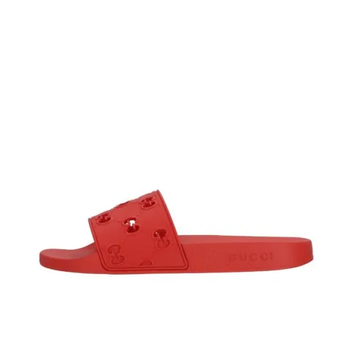 GUCCI GG Slide Тапочки Мужские Красные