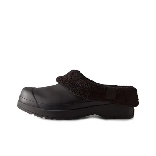 HUNTER Горная обувь Спортивные тапочки Мужские Черные