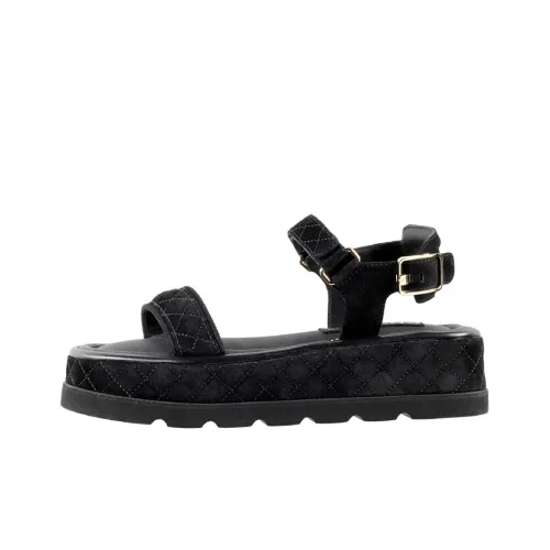 CHANEL Стильные Сандалии Женские Черные