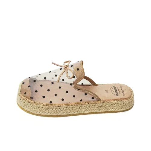 Joy Mario Домашние тапочки Женские Абрикос