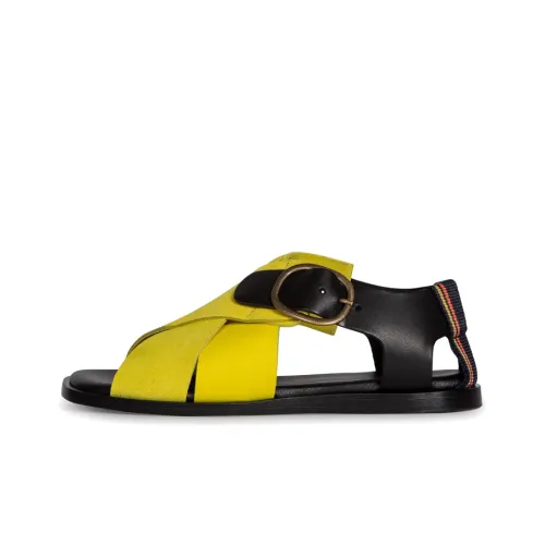 Paul Smith Izzy Beach Sandals Женские Черные Желтые
