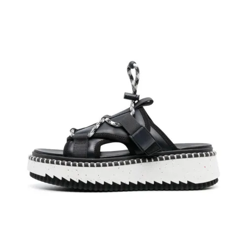 Chloe Lilli Резиновая подошва Быстросохнущие Слипоны Женские Черные