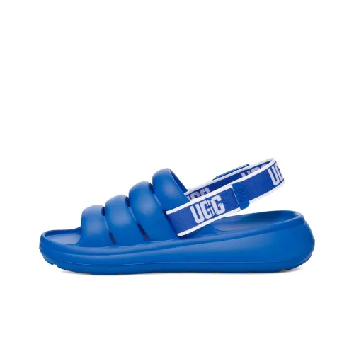 UGG FLUFF YEAH Стильные Сандалии Мужские Синие