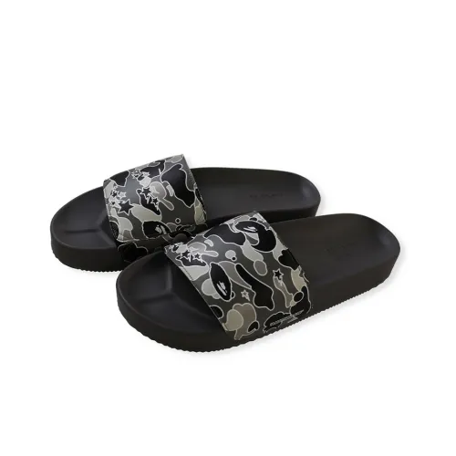 Hayn x A BATHING APE STA Слипоны Мужской Черный Камуфляж