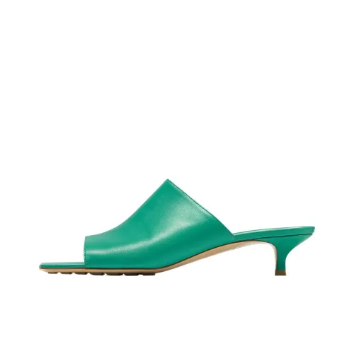 Bottega Veneta Эластичные Слипоны Женские Бирюзовые