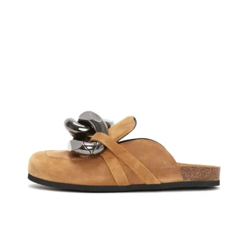 JW Anderson Резиновая подошва Домашние тапочки Женские Коричневый