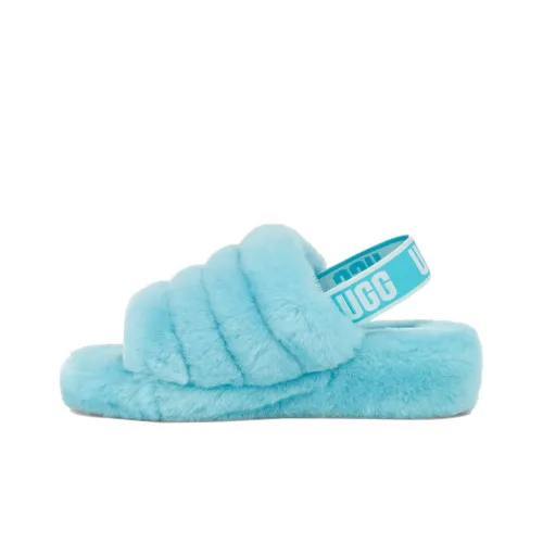 UGG FLUFF YEAH Slide Стильный Сандалии Женские Синие