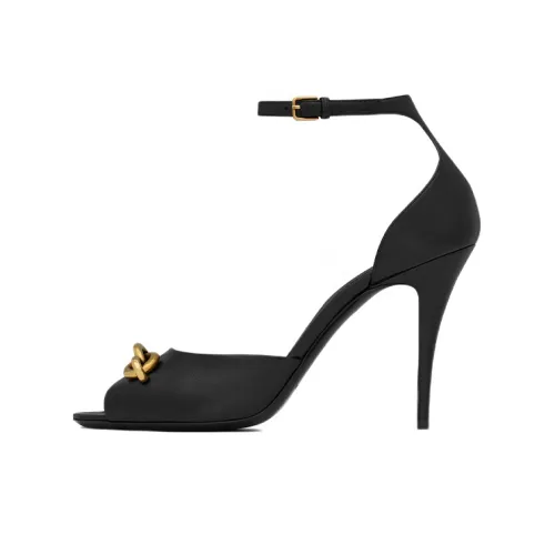 SAINT LAURENT LE MAILLON One Ремень Сандалии Женские Черный