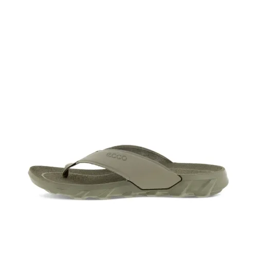 Ecco Drive Резиновая подошва устойчивая к истиранию шлепанцы женские цвет ветивер зеленый