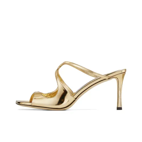 Jimmy Choo Anise Тихий Шлепанцы Женские Золотые