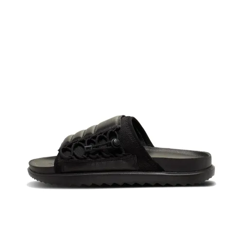 nike Asuna Резиновая подошва Противоскользящие Слипоны Мужской Черный