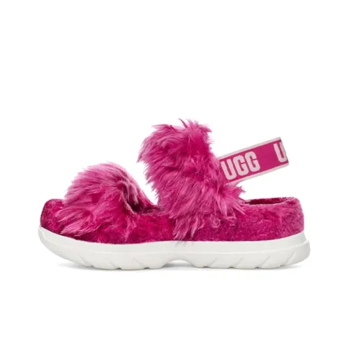 UGG Стильные Сандалии Женские Розовые Красные