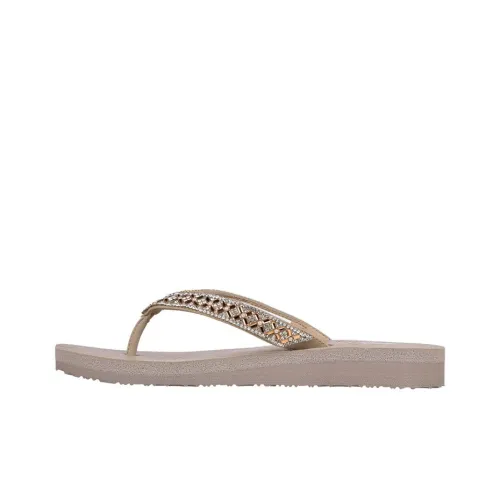 Skechers Meditation Резиновая подошва Быстросохнущие Слипоны Женские