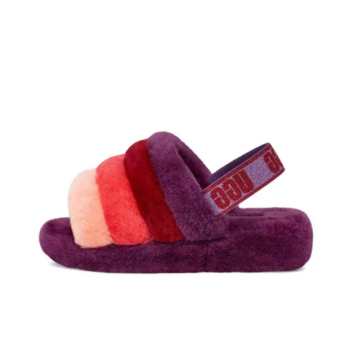 UGG FLUFF YEAH Модные Сандалии Женские Фиолетовые