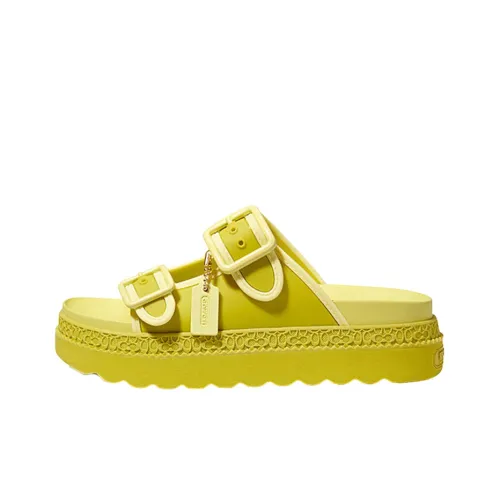 COACH Lucy Слипоны Женские Желтые