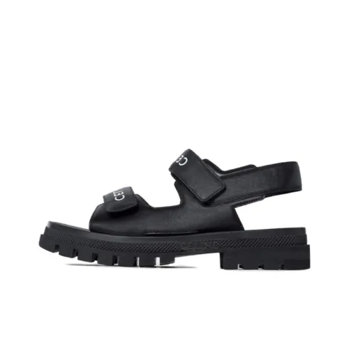 CELINE Leo Beach Sandals Women's Black