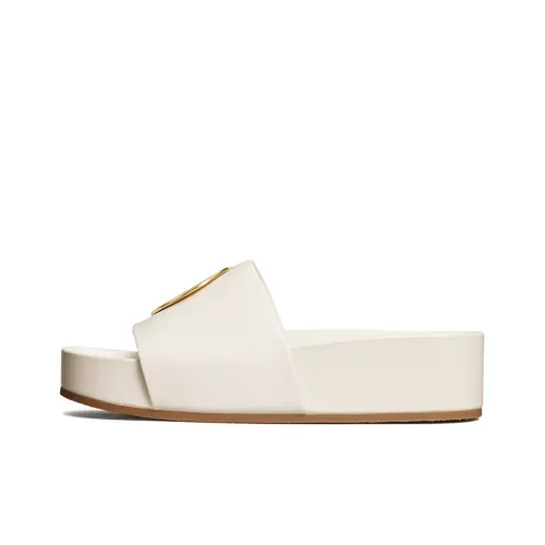 TORY BURCH Стильные сандалии женские цвет слоновая кость