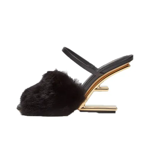 Fendi First Слипоны Женские Черные