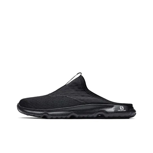 SALOMON Резиновая подошва стразы противоскользящие слипоны мужской черный