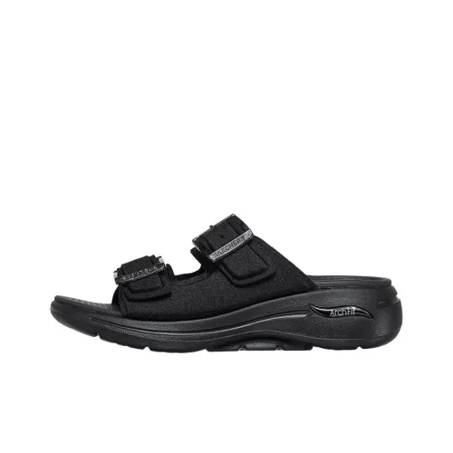 Skechers Go Walk Arch Fit Резиновая подошва Слипоны Женские Черный
