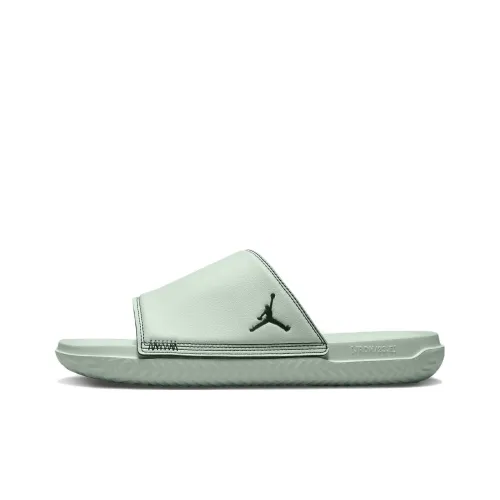 Jordan Play Slide Тапочки Низкие Топ Мужские Зеленые