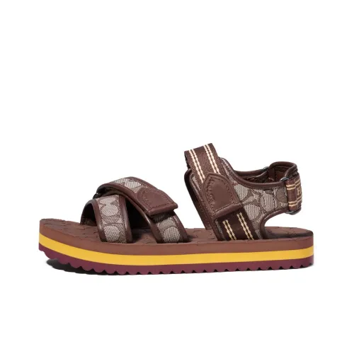 COACH Пляжные сандалии Мужской Коричневый