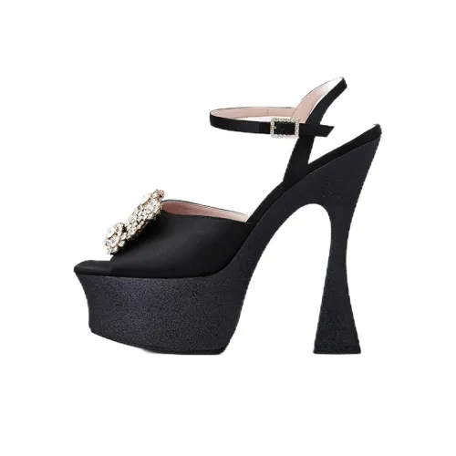 Roger Vivier One Ремень Сандалии Женские Черные