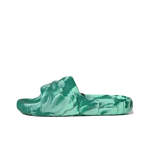 adidas originals Adilette 22 ЭВА Устойчивые к истиранию Слипоны Унисекс Зеленый