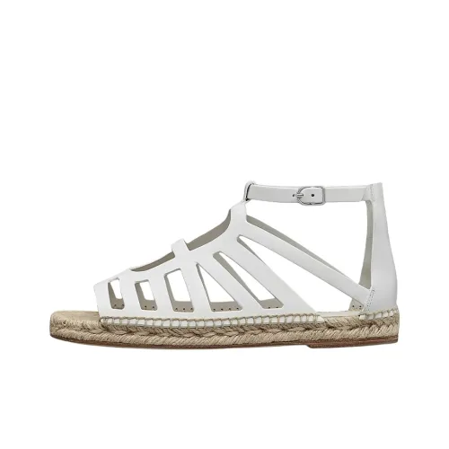 HERMES Римские сандалии Женские Белые