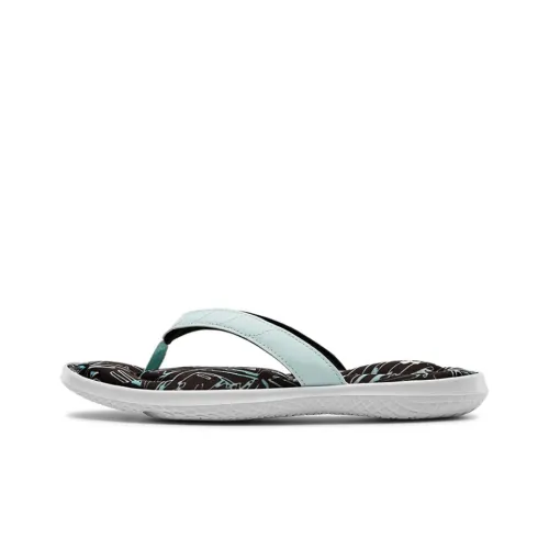 Under Armour Marbella Резиновая подошва Шлепанцы Женские Черный Белый