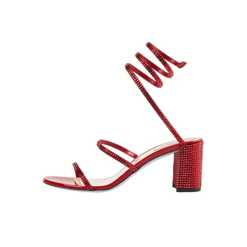 RENE CAOVILLA Cleo One Ремешок Сандалии Женские Красные