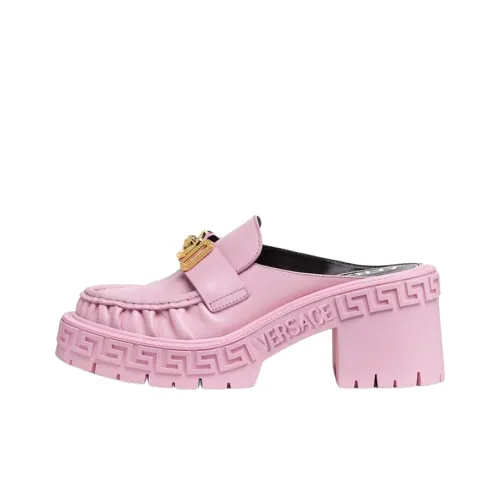 VERSACE MEDUSA BIGGIE серия Нет Особенный Эффект Домашние тапочки Женские Розовый