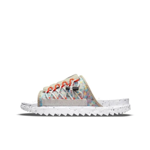 nike Asuna Резиновая подошва Слипоны Мужской Белый Многоцветный