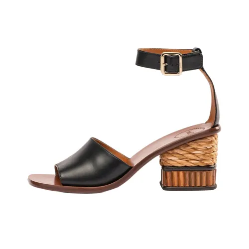 Chloe Laia One Strap Sandals Women's Black Члои Лаи Один Ремешок Сандалии Женские Черные