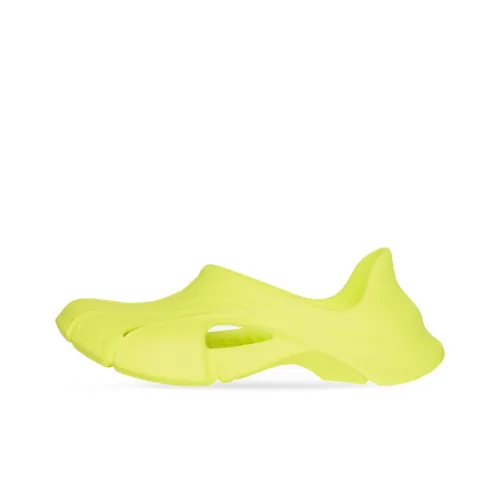 Balenciaga Mold Сабо Мужской Неоново-желтый